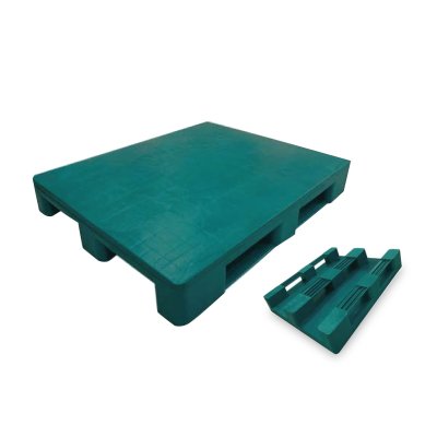 พาเลทพลาสติกแบบทึบสีเขียว1000x1200x160mm.55278