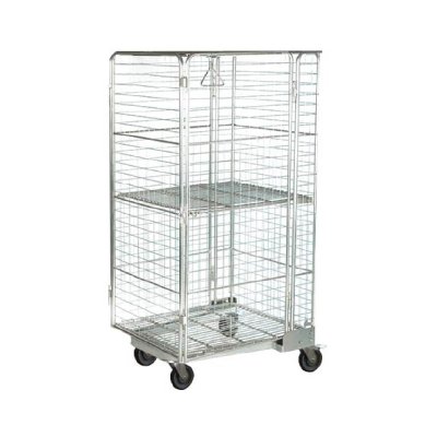 รถเข็นกระจายสินค้า รถเข็นทรงสูง โรลเคจ Roll Cage มีประตูเปิด-ปิด แบบลงกลอนได้ 43527