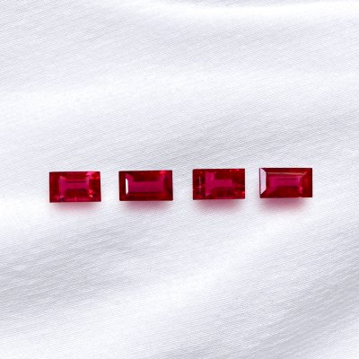 Baguette Pigeon's Blood Ruby