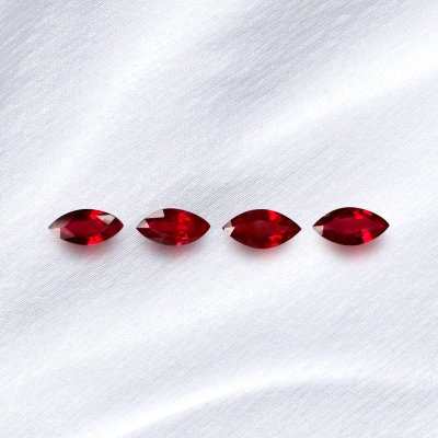 Marquise Dark Red Ruby