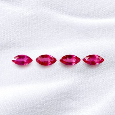 Marquise Pastel Red Ruby