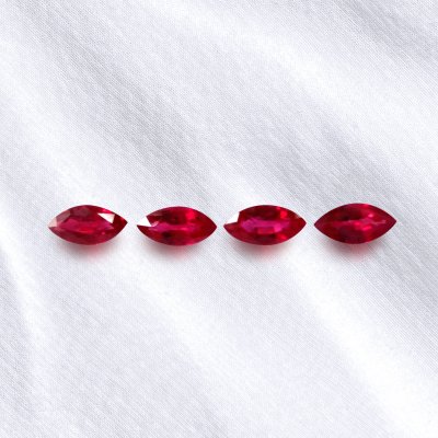 Marquise Vivid Red Ruby