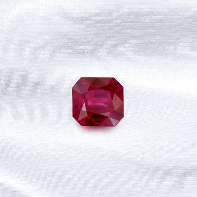 Octagon Ruby 3.74 ct.