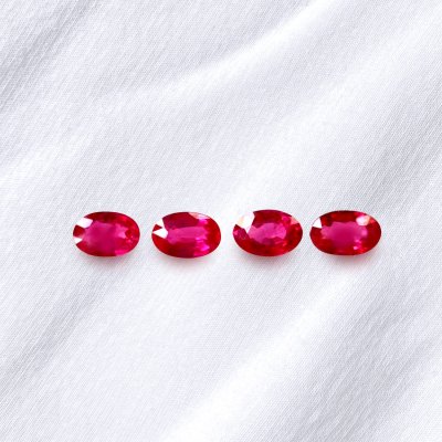 Oval Cherry Red Ruby