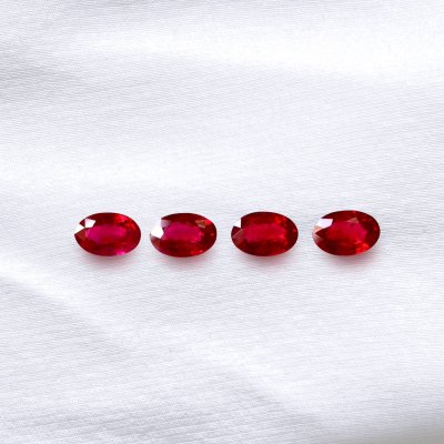 Oval Pigeon's Blood Ruby