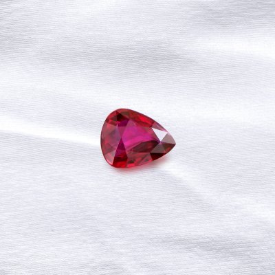 Pear Ruby 4.03 ct.