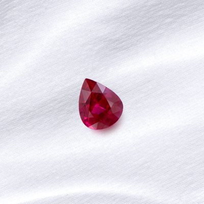 Pear Ruby 4.11 ct.
