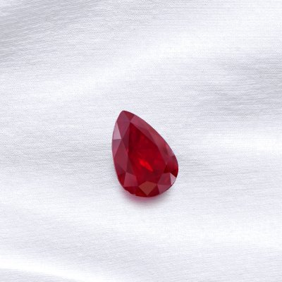 Pear Ruby 5.02 ct.