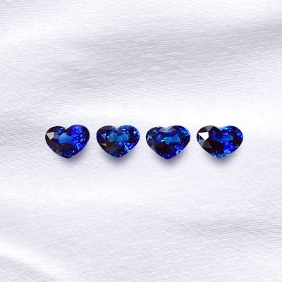 Heart Cornflower Blue Sapphire