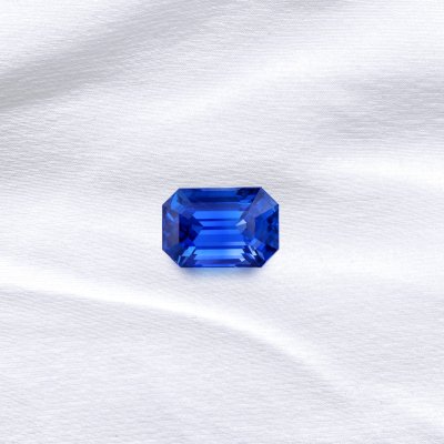 Octagon Blue Sapphire 19.35 ct.