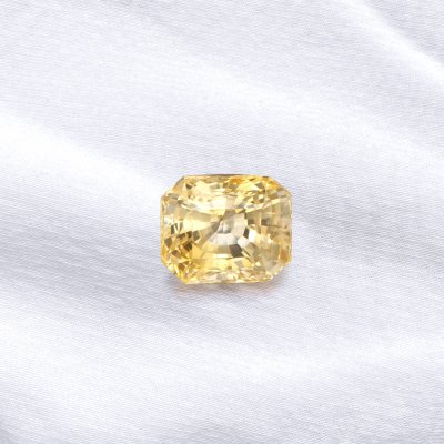 Octagon Yellow Sapphire 17.07 ct.