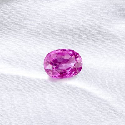 Oval Pink Sapphire 4.15 ct.