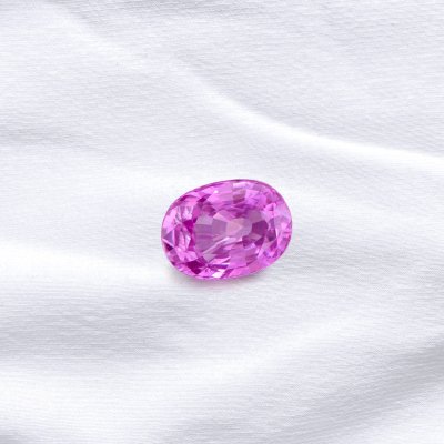 Oval Pink Sapphire 5.06 ct.