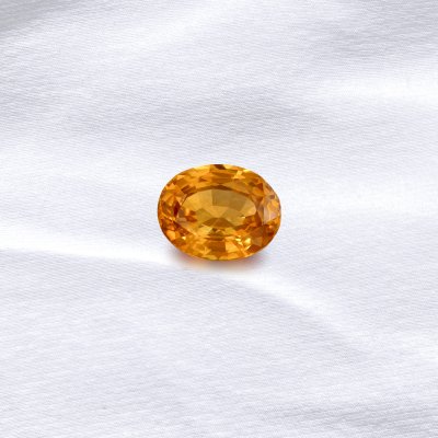 Oval Yellow Sapphire 7.71 ct.