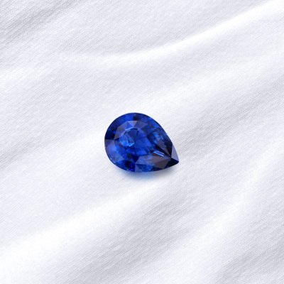 Pear Blue Sapphire 6.87 ct.