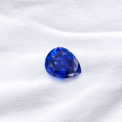 Pear Blue Sapphire 8.09 ct.