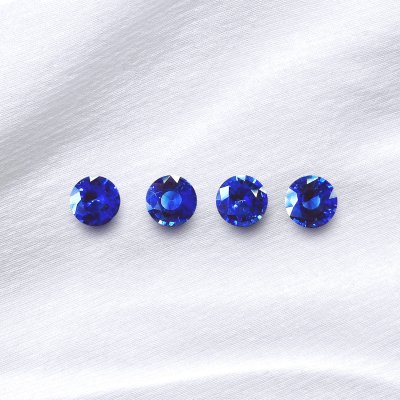 Round Light Blue Sapphire