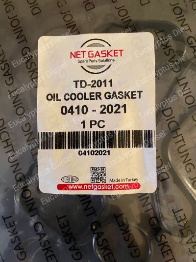 GASKET OIL COOLER DEUTZ TD2011L04W 04102021 NET GASKET