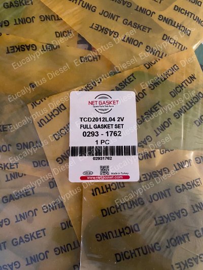GASKET SET DEUTZ TCD2012L42V 02937587 02931762 012906104 NET GASKET