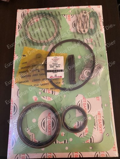 GASKET SET ONLY DEUTZ F3L912 02929656 02928973 NET GASKET