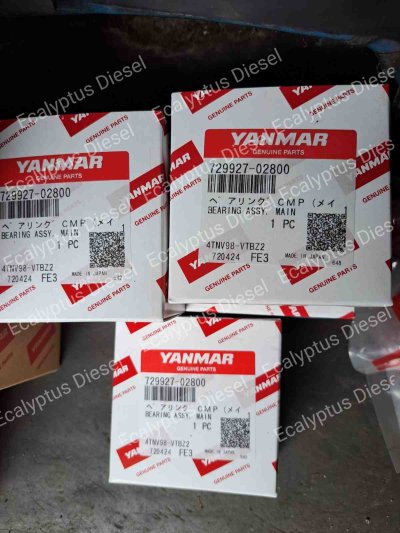 MAIN BEARING STD YANMAR 4TNV98T 729927-02800