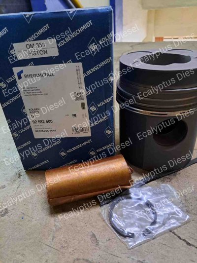 PISTON ASSY MERCY OM355 KOLBENSCHMIDT 92582600 3450300017 3450300237