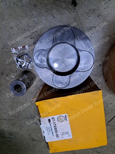 PISTON ASSY MERCY OM355 87176900 0035400 3450301017 3450303717 3450304217- NURAL