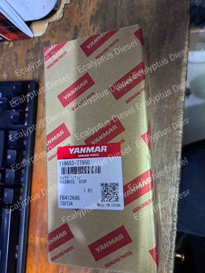SELENOID YANMAR 119653-77950