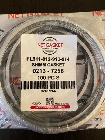 SHIM LINER DEUTZ 912 DEUTZ 913 02137256 NET GASKET