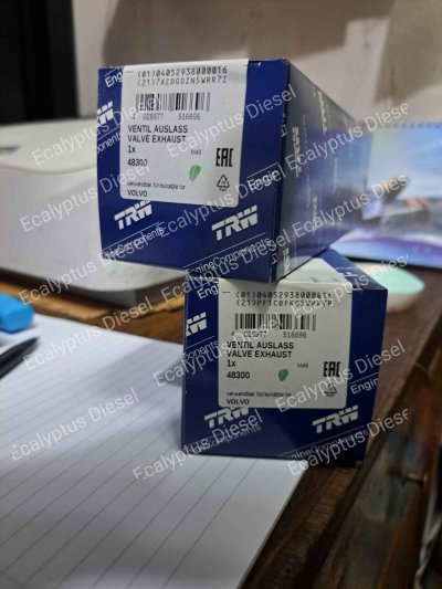 VALVE EXHAUST VOLVO TD103 467855 48300 - TRW