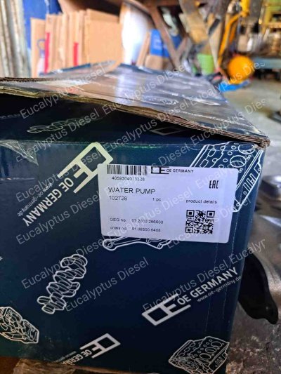 WATERPUMP MAN D2866 51.06500-6408 022000286600 – OE