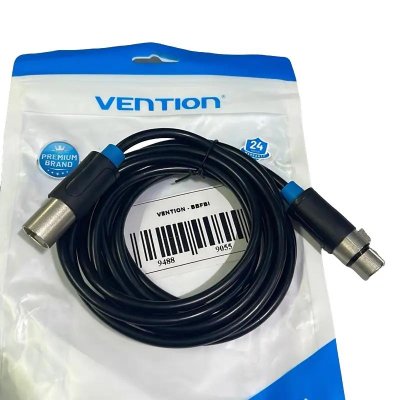 VENTION BBFBI - cable xlr audio entension @ 3mtr black
