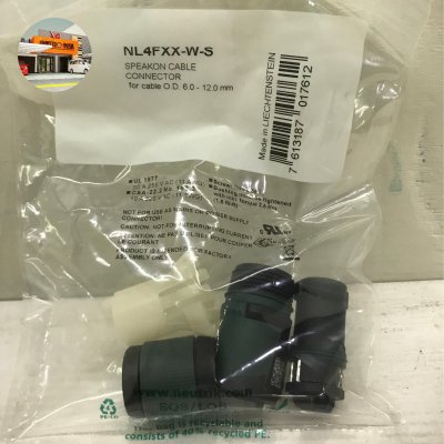 NEUTRIK NL4FXX-W-S - speakon cable connector