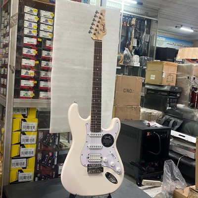 GRANDE GST80 OW - STRATOCASTER HSS GITAR ELEKTRIK OLYMPIC WHITE