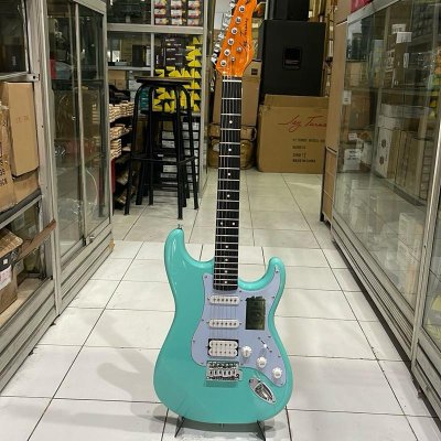 JAY TURSER JTS 300 HSS SFG A-U - GITAR ELEKTRIK SCREAMIN FUNK GREEN INCLUDE BAG