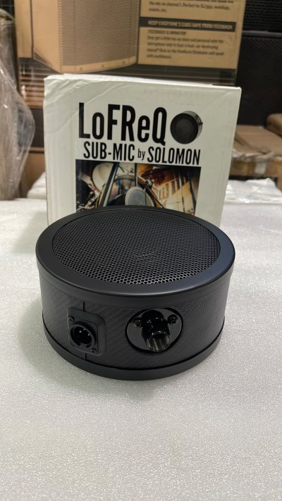 SOLOMON LFRQBLK -  LOFREQ DYNAMIC SUB MIC BLACK