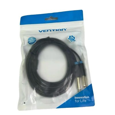 VENTION BACBI - kabel audio 3.5mm TRS male to dual 6.35mm male @3m black