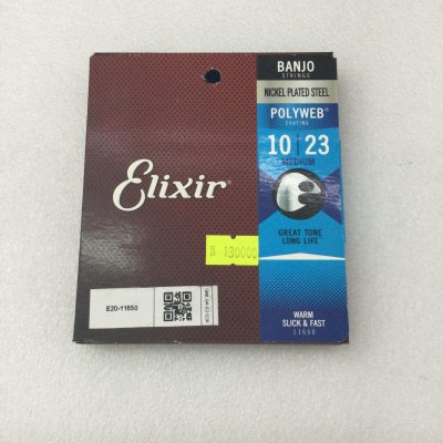 ELIXIR 11650 POLYWEB BANJO STRINGS 10-23