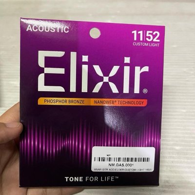 SENAR GTR ACOUSTIC ELIXIR CUSTOM LIGHT 16027