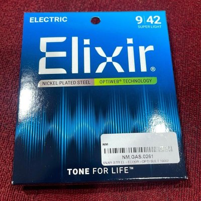 ELIXIR ELECTRIC GUITAR STRING OPTI SULT 19002