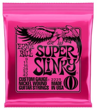 ELECTRIC NICKEL SUPER SLINKY (9-42)
