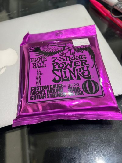 ERNIEBALL POWER SLINKY 7-STRING NICKEL WOUND ELECTRIC GUITAR STRING (E10-P02620)