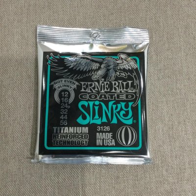 ERNIEBALL NOT EVEN SLINKY TITANIUM RPS COATED ELECTRIC GUITAR STRINGS 12-56
