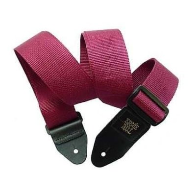ERNIBALL POLYPRO GUITAR STRAP BURGUNDY