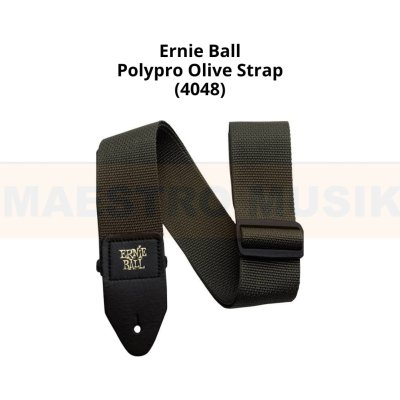 ERNIEBALL OLIVE POLYPRO GUITAR STRAP