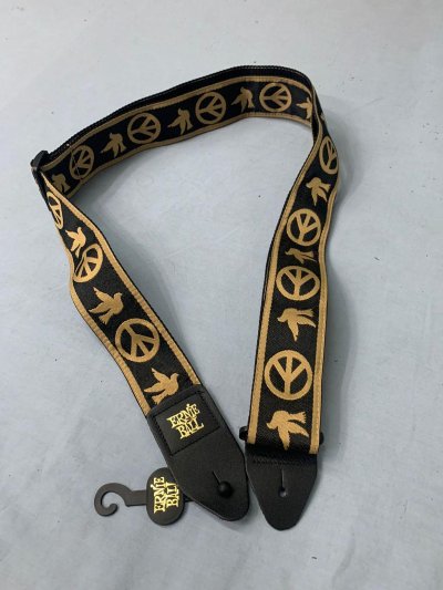 ERNIEBALL JACQUARD GUITAR STRAP, PEACE LOVE DOVE (E10-P04613)