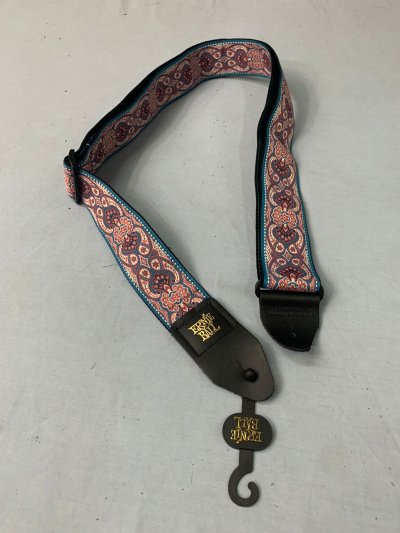 ERNIEBALL JACQUARD GUITAR STRAP, PINK PAISLEY (E10-P04666)