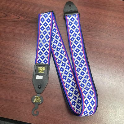 Ernieball 5336 Blue Crux Jacquard Strap