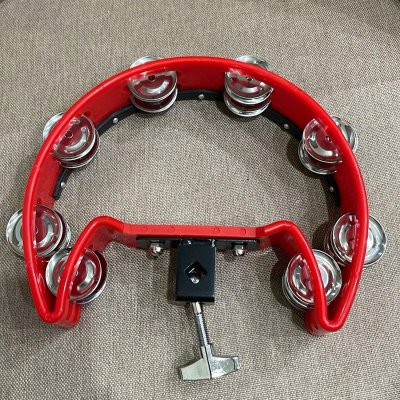 TAMBOURINE 2 ROW RED (7098) - MERAH