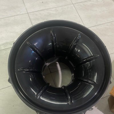 BASS DRUM RESONANT HEAD 22" BLACK (7145)